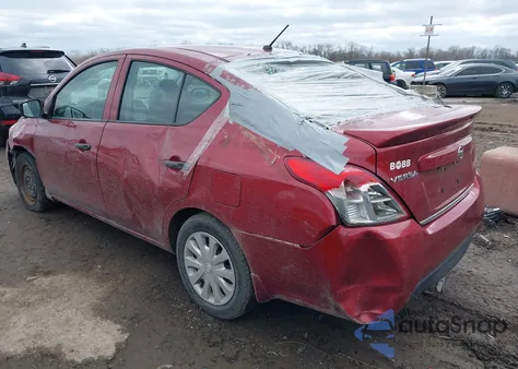 2019 Nissan Versa 1.6 S+ из США, поврежденный, VIN 3N1CN7AP9KL822680